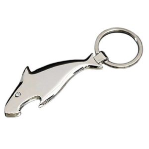 i-gadgets Premium Metal Shark Bottle Opener Keychain