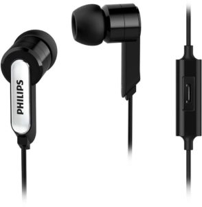Philips SHE1405BK in-Ear Headphone Headset with Mic